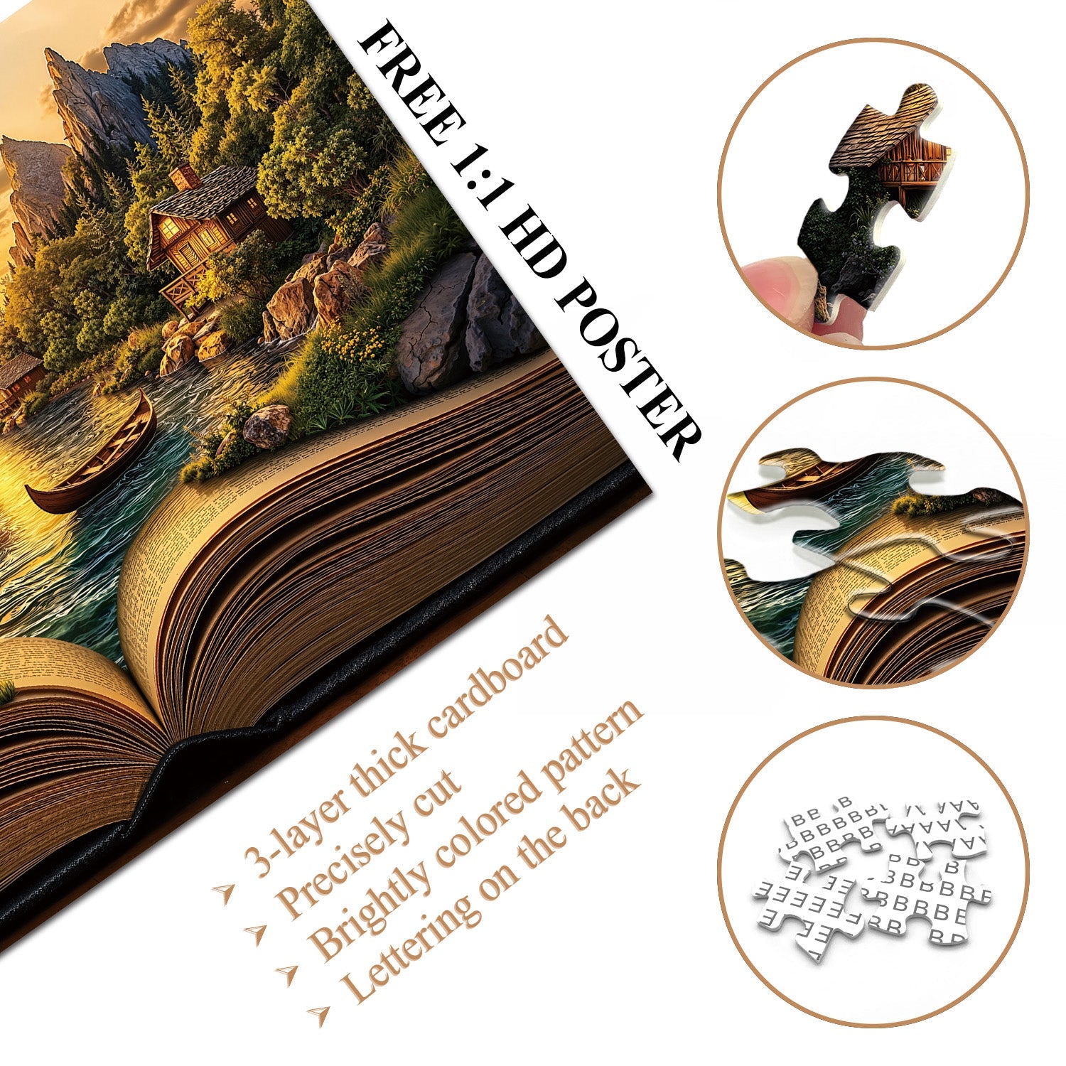 Book of Sunset Jigsaw Puzzle 1000 Piece