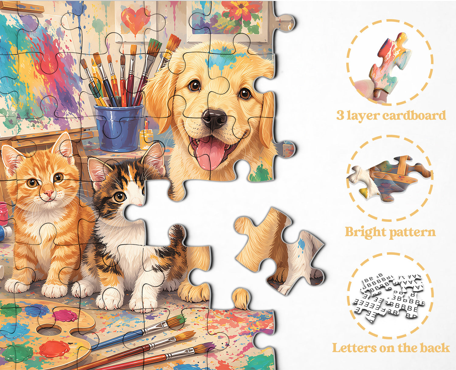 Pet Painters Jigsaw Puzzle 1000 Piece