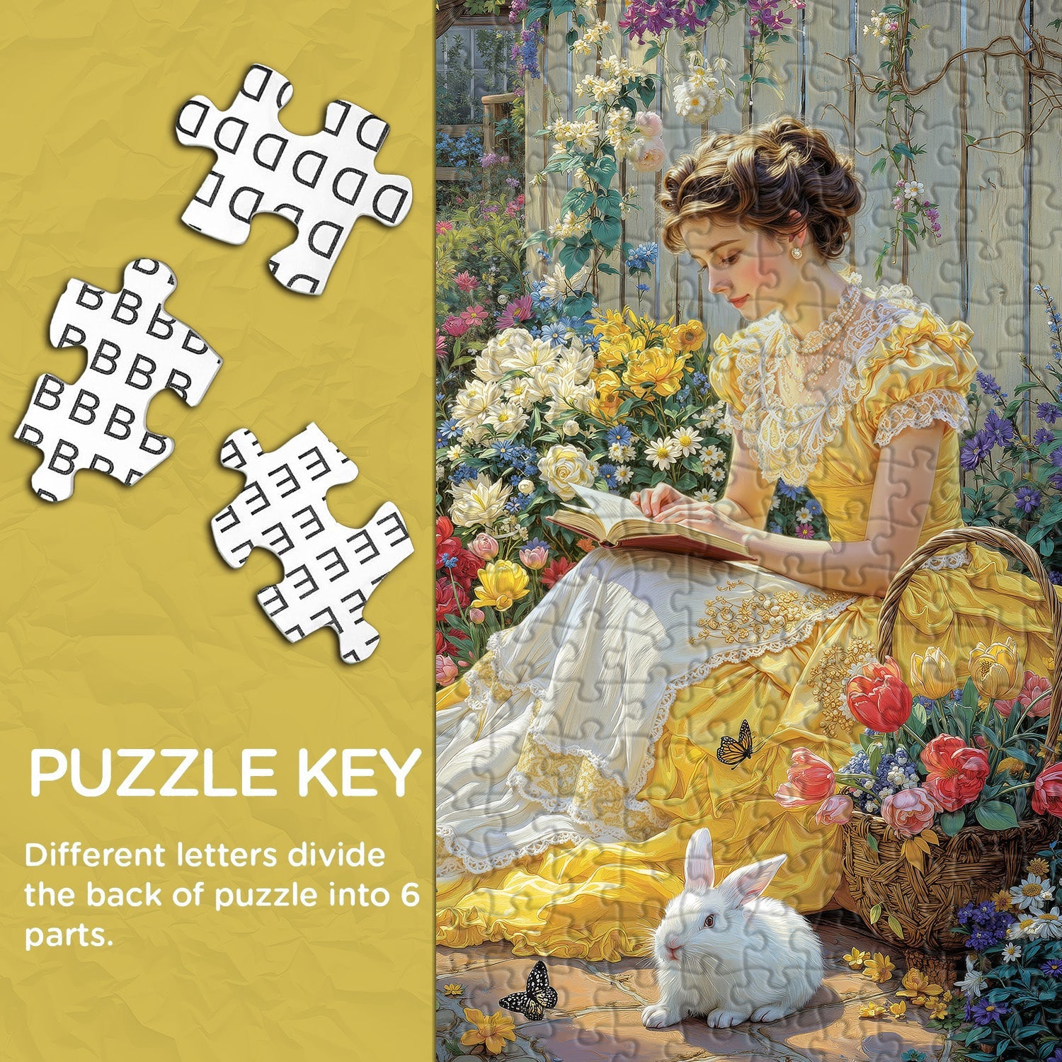 Maiden’s Garden Read Jigsaw Puzzle 1000 Pieces