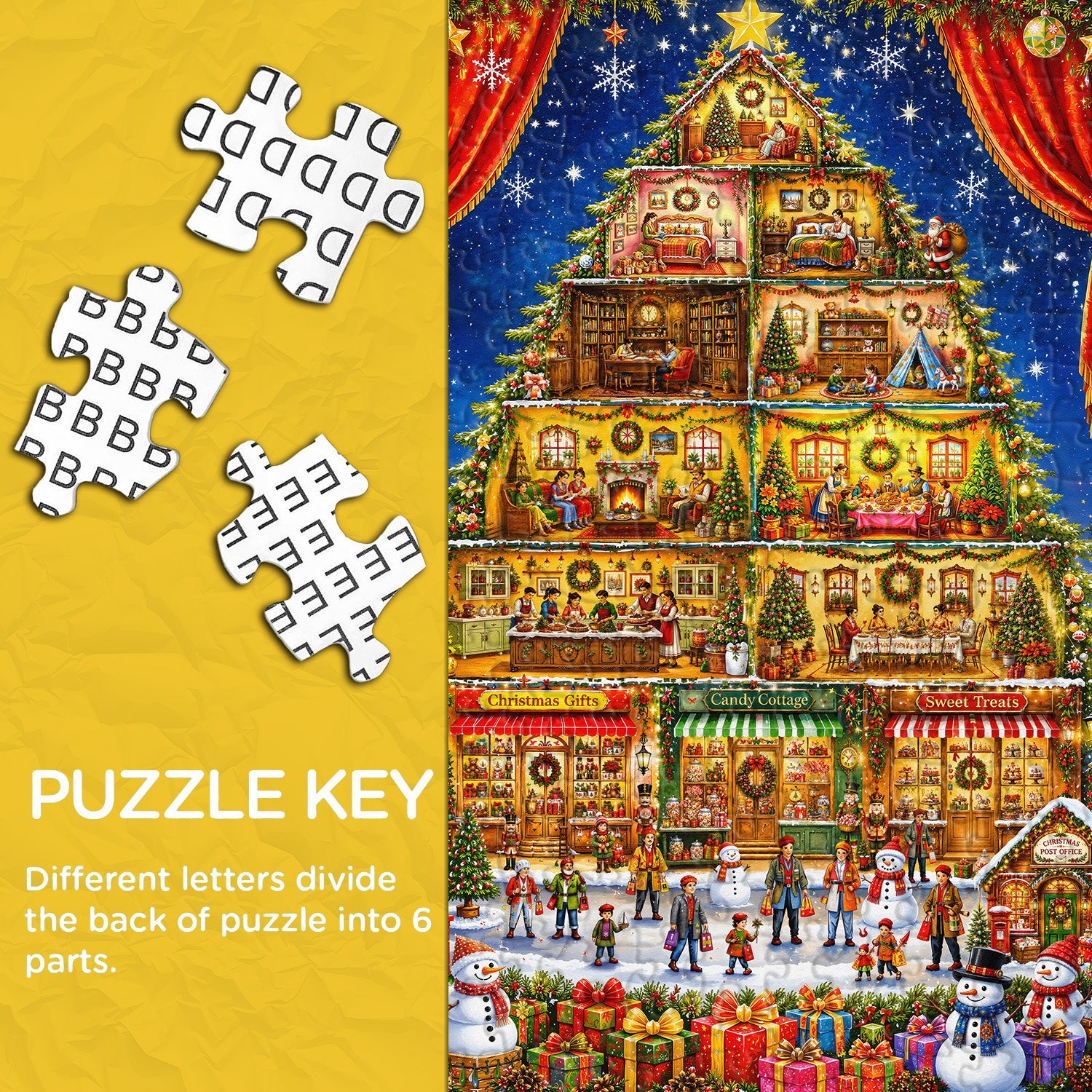 Christmas Village Jigsaw Puzzle 1000 Pieces