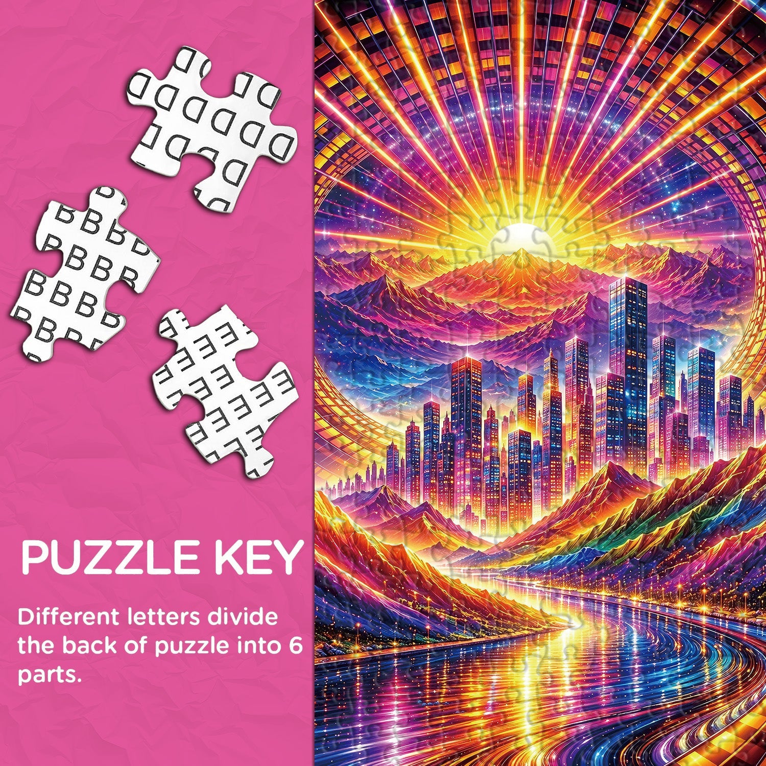 Rainbow Valley Jigsaw Puzzle 1000 Piece