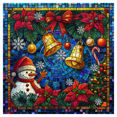 Mosaic Christmas Bells Jigsaw Puzzles 1000 Pieces
