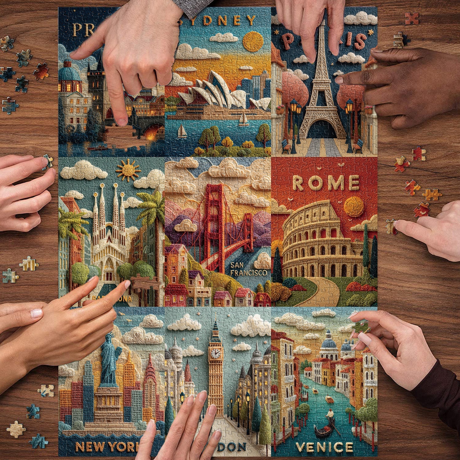 Art Travel Jigsaw Puzzle 1000 Piece