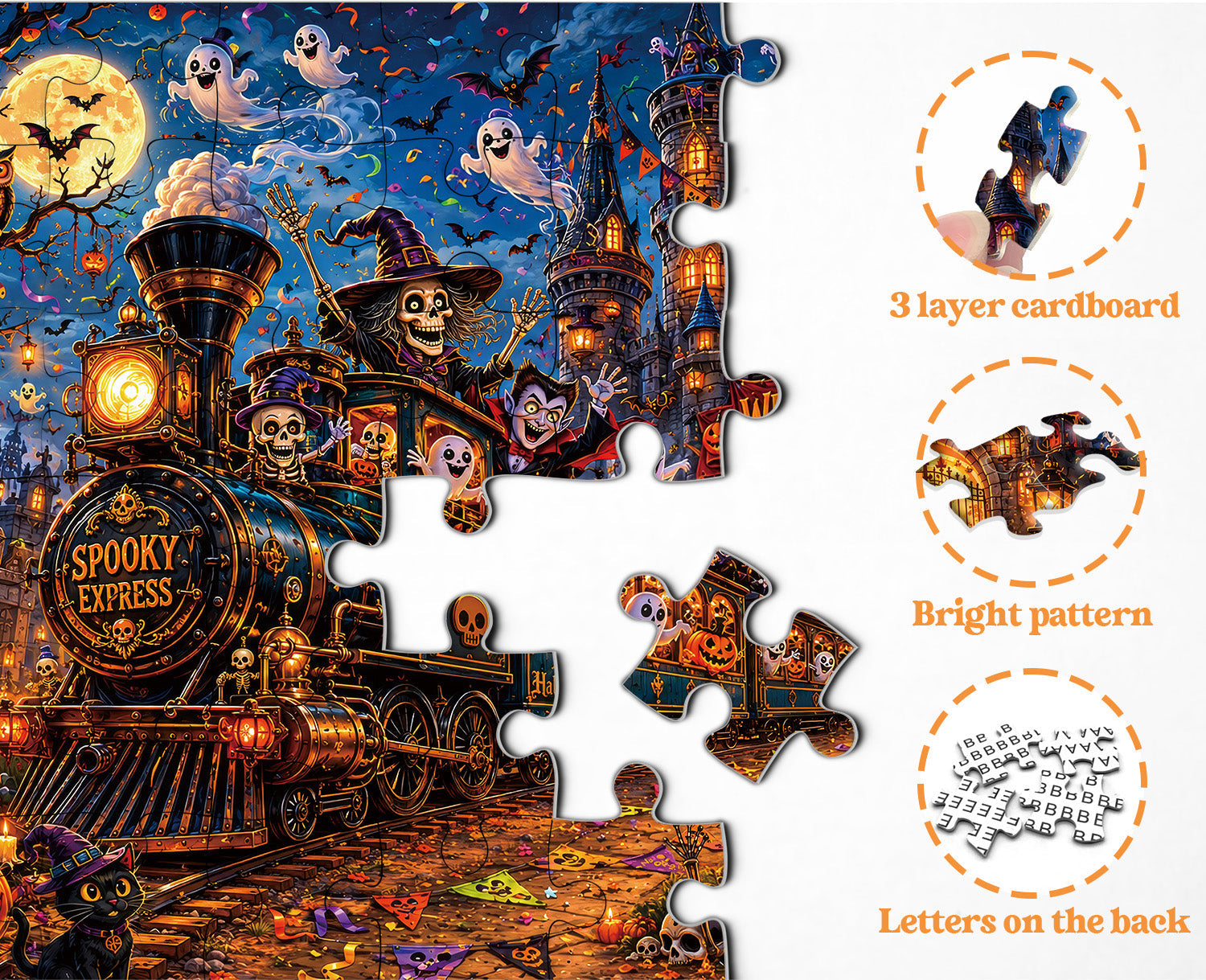 Castle Carnival Express Jigsaw Puzzle 1000 Piece