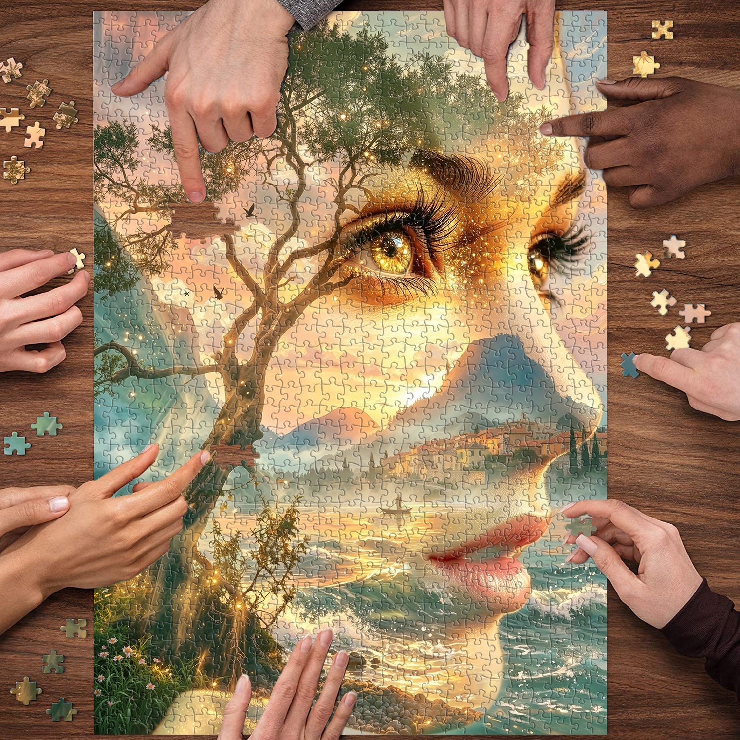 Her Soul’s Shores Jigsaw Puzzle 1000 Pieces
