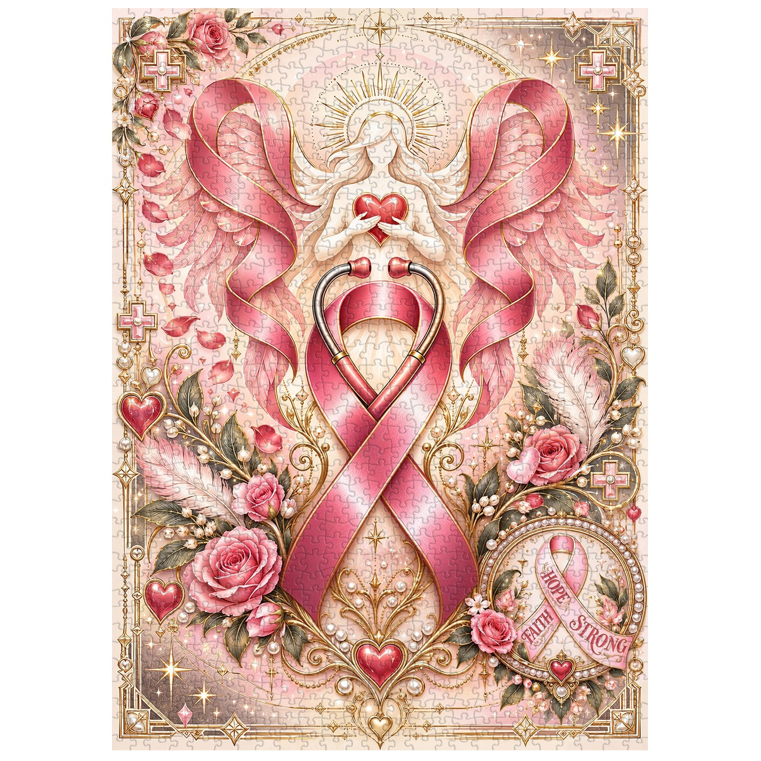 Angel’s Healing Ribbon Jigsaw Puzzle 1000 Piece
