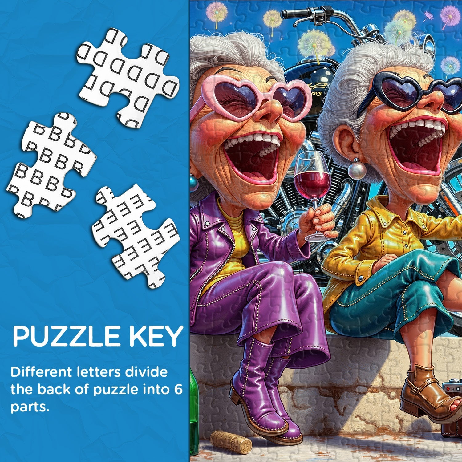 Granny’s Joyride Jigsaw Puzzle 1000 Piece