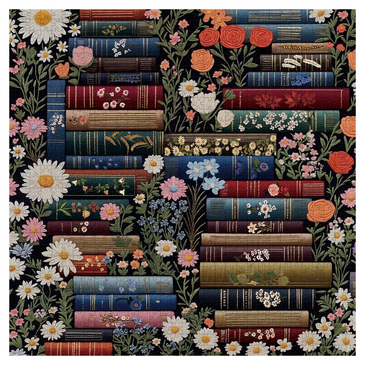 Floral Library Jigsaw Puzzle 1000 Pieces