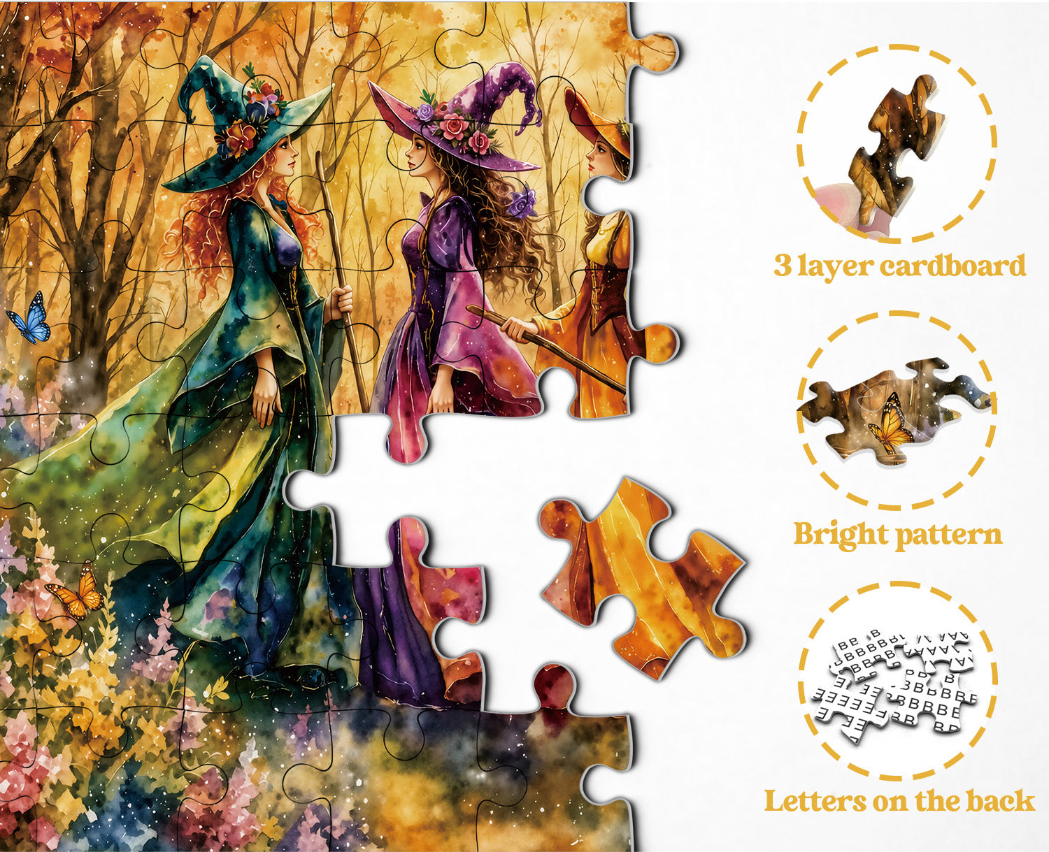 Twilight Witches Jigsaw Puzzle 1000 Pieces