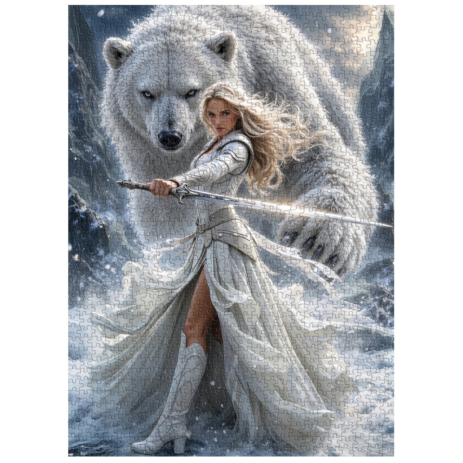 Ice Valkyrie Jigsaw Puzzle 1000 Pieces