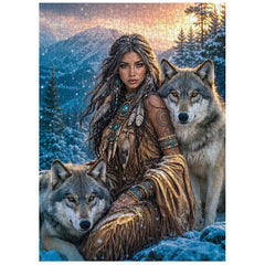 Winter Wolf Soul Jigsaw Puzzle 1000 Piece