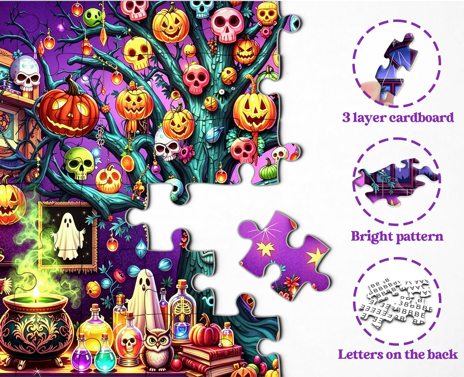 Halloween Spooky Treehouse Jigsaw Puzzle 1000 Pieces