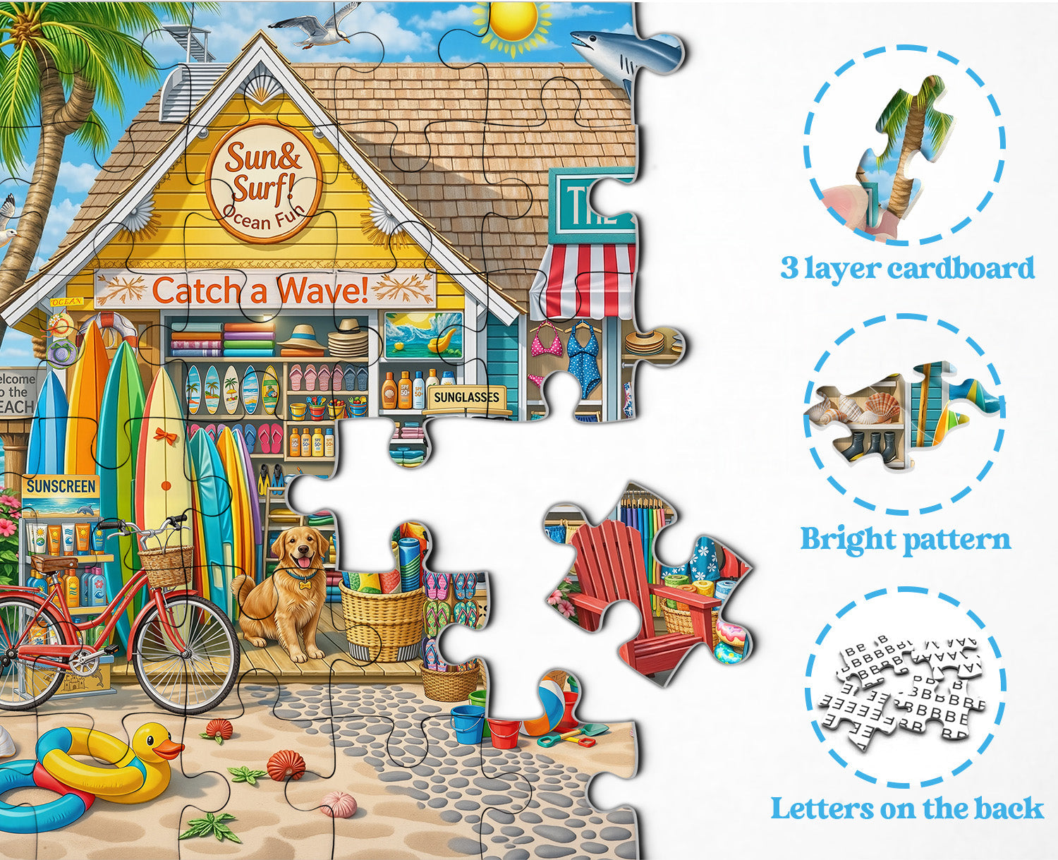 Shoreline Shop Puzzle de 1000 pièces