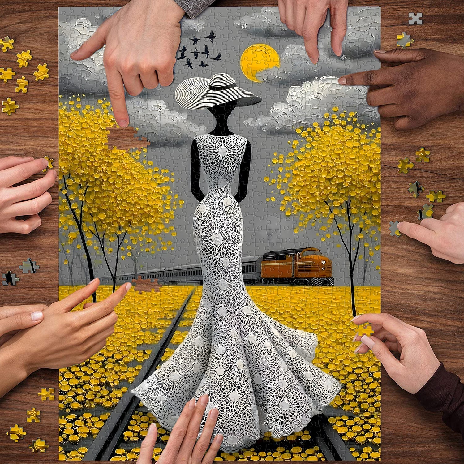 Elegant Trajectory Jigsaw Puzzle 1000 Pieces