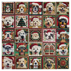 Christmas Dogs Jigsaw Puzzles 1000 Pieces