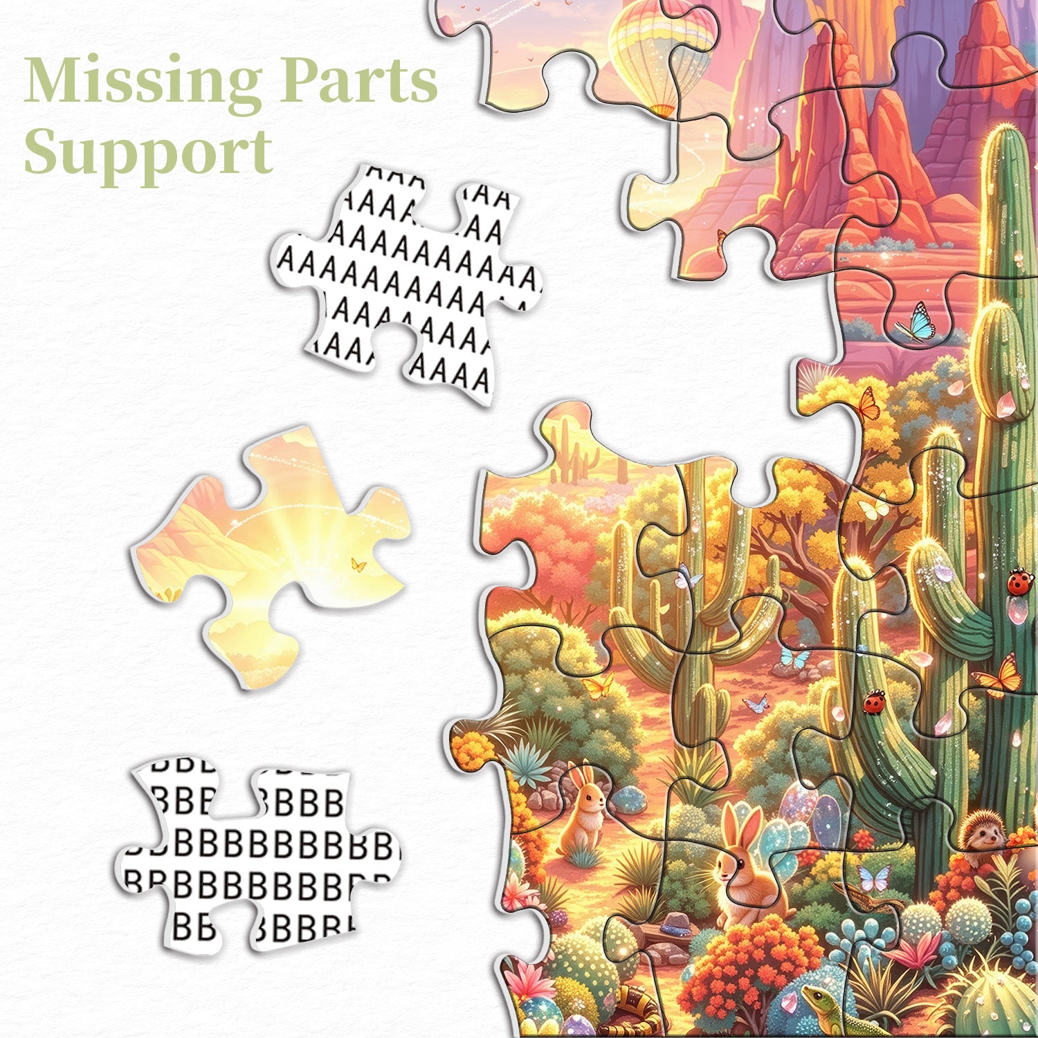 Fox's Desert Adventure  Jigsaw Puzzle 1000 Piece