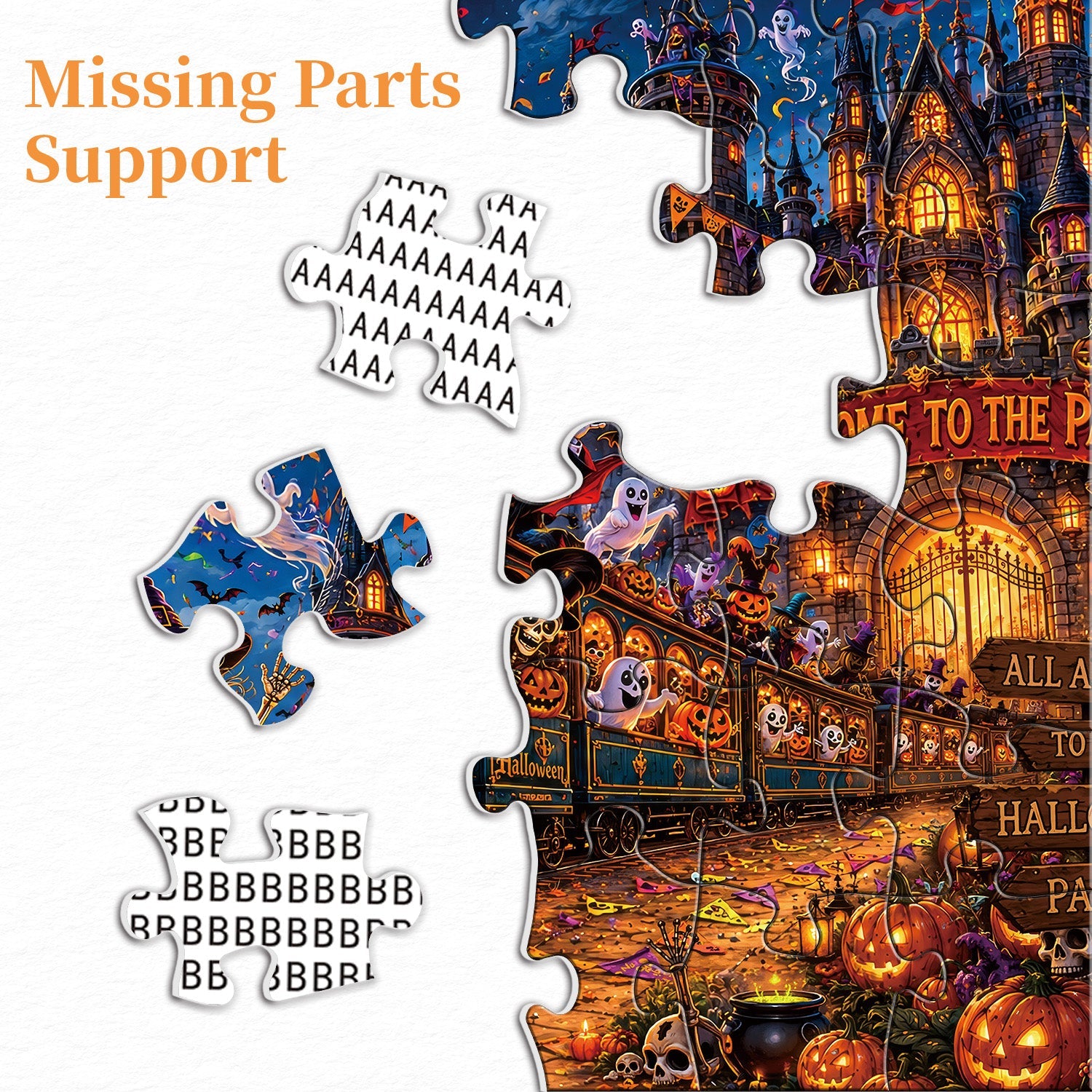 Castle Carnival Express Jigsaw Puzzle 1000 Piece