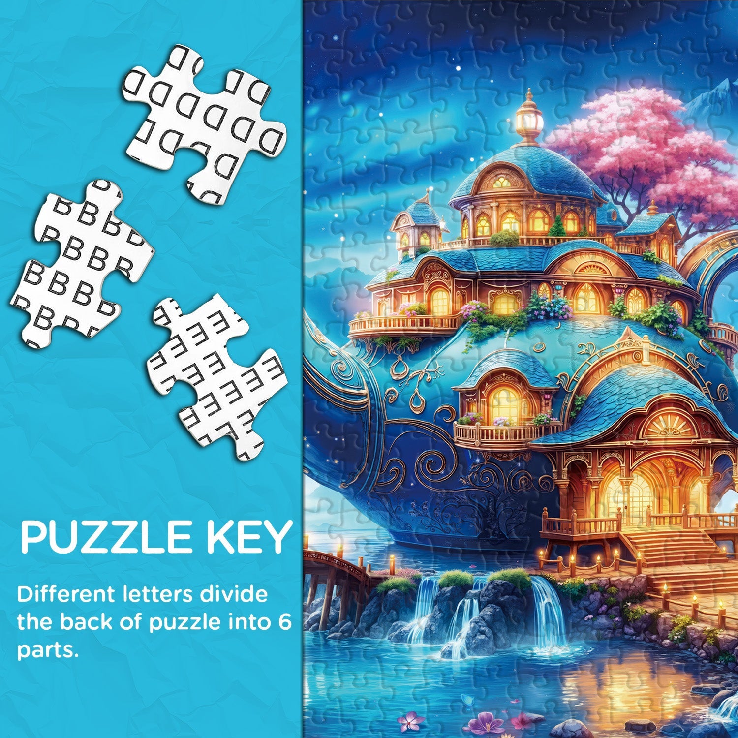 Teapot Wonderland Jigsaw Puzzle 1000 Pieces