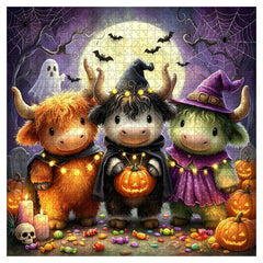 Halloween Calves Jigsaw Puzzle 1000 Pieces