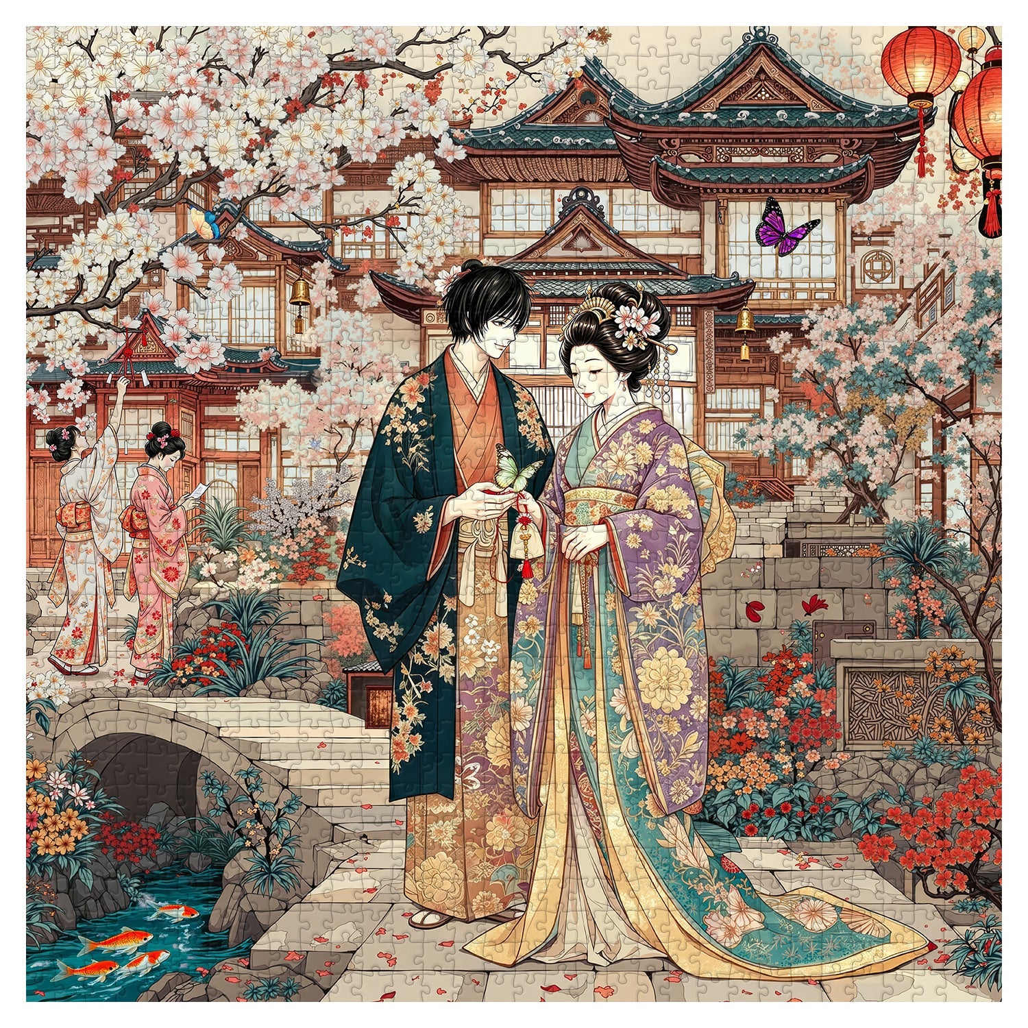 Sakura Lovers Jigsaw Puzzle 1000 Piece