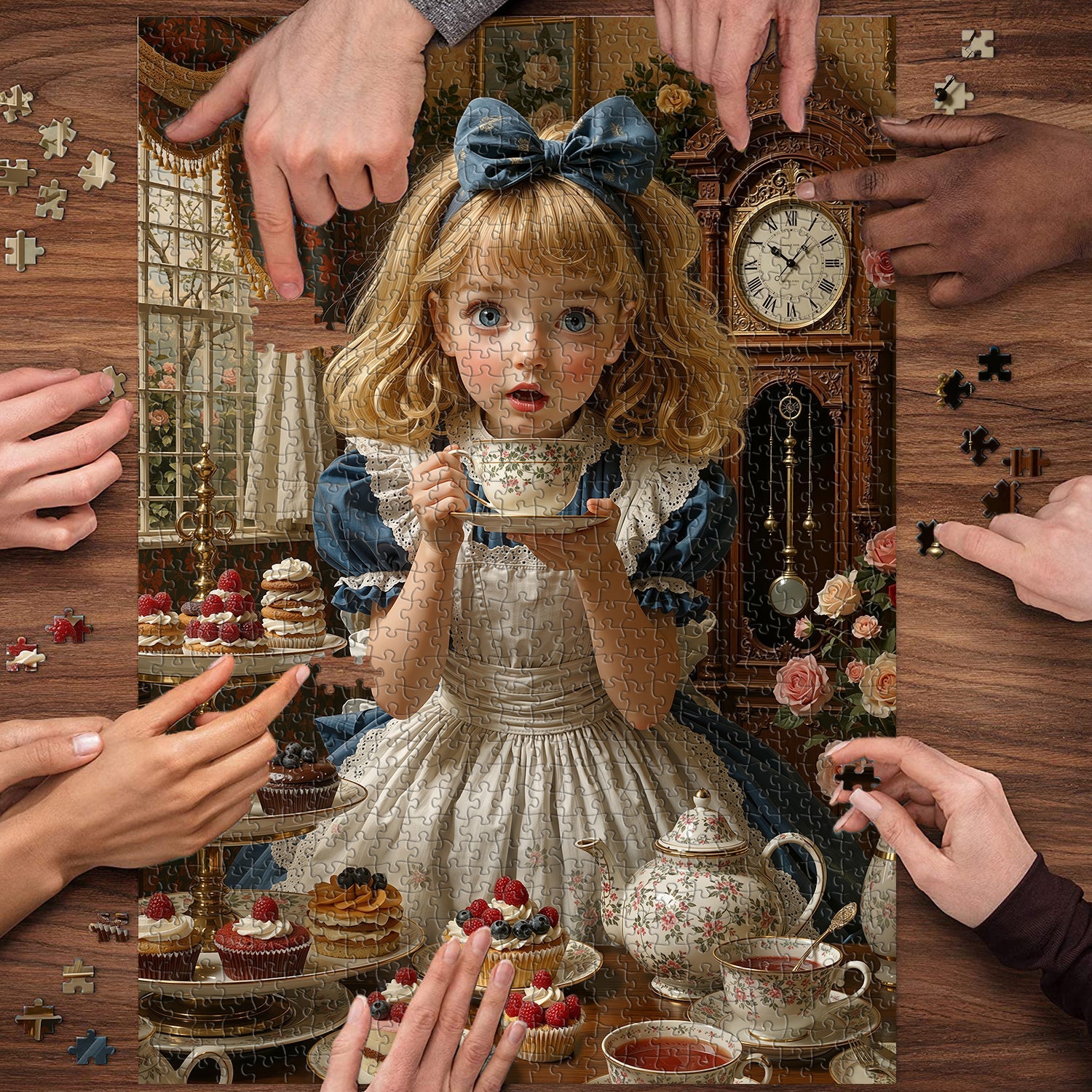 Fancy Tea Party Jigsaw Puzzle 1000 Piece