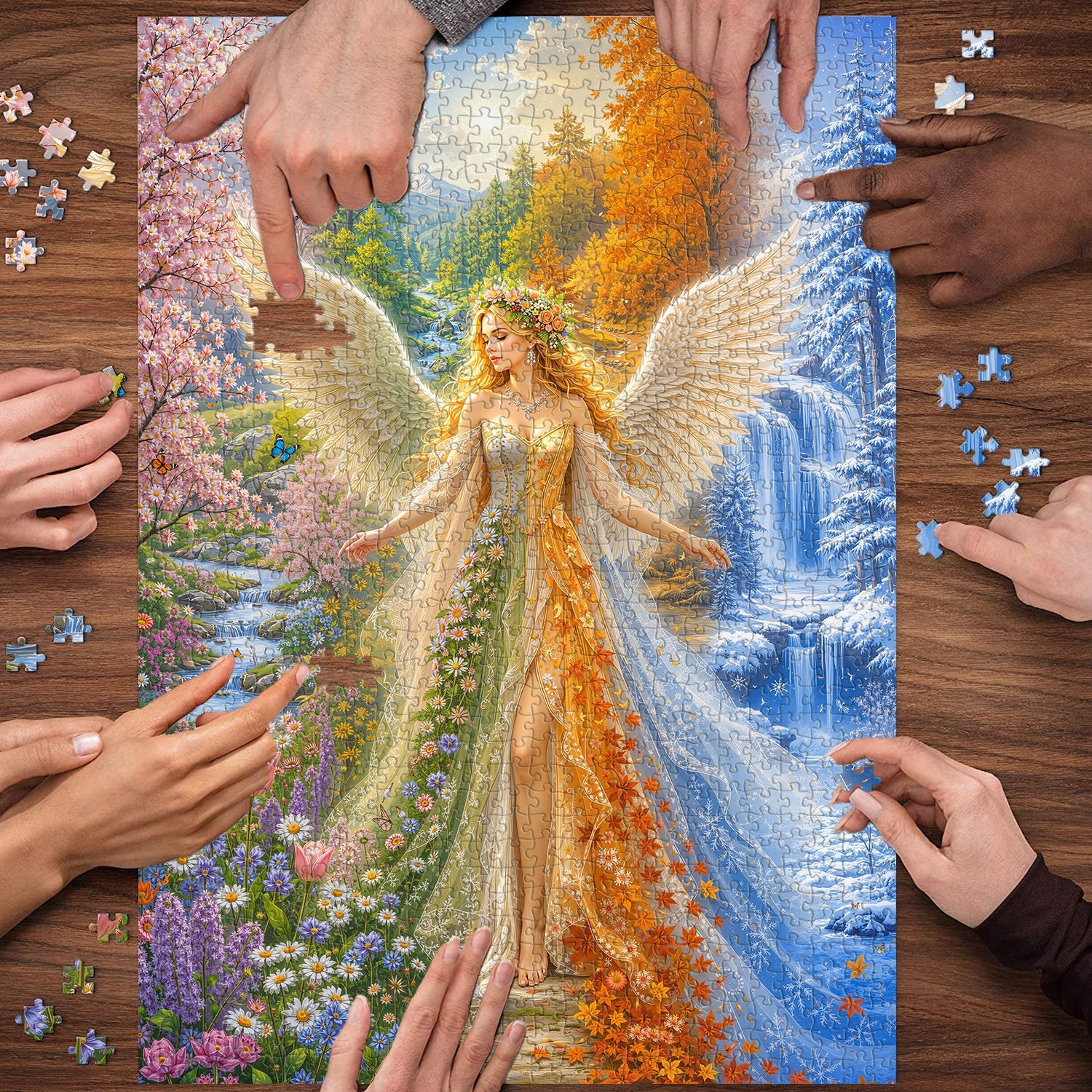 Season Wing Angel Jigsaw Puzzle 1000 Piece