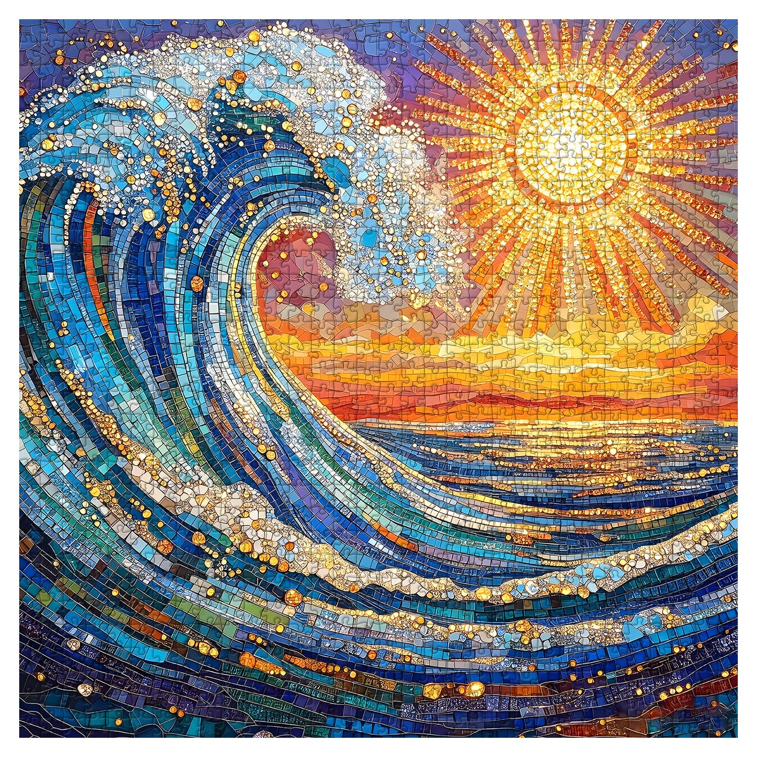Sunshine and Waves Jigsaw Puzzle 1000 Pieces
