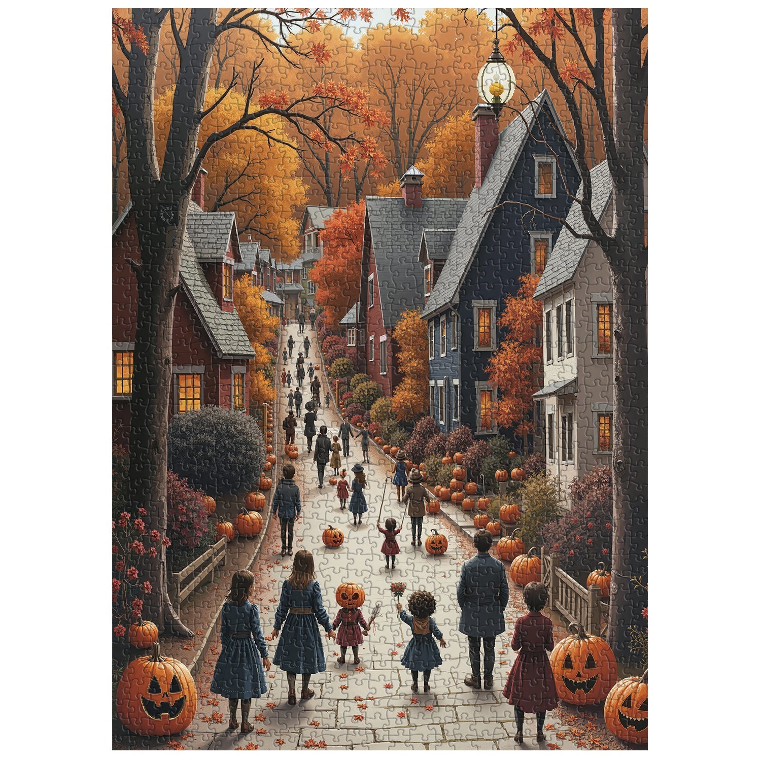 Pumpkin Street Jigsaw Puzzle 1000 Pieces