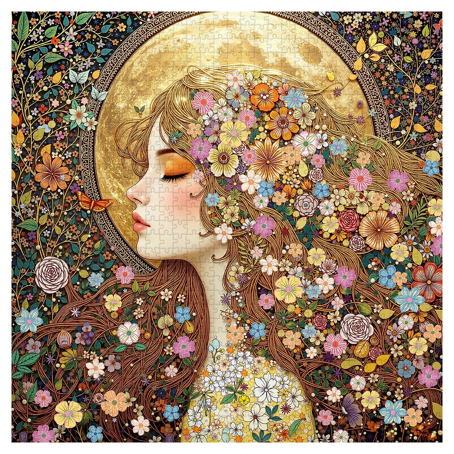 Wildflower Muse Jigsaw Puzzle 1000 Piece