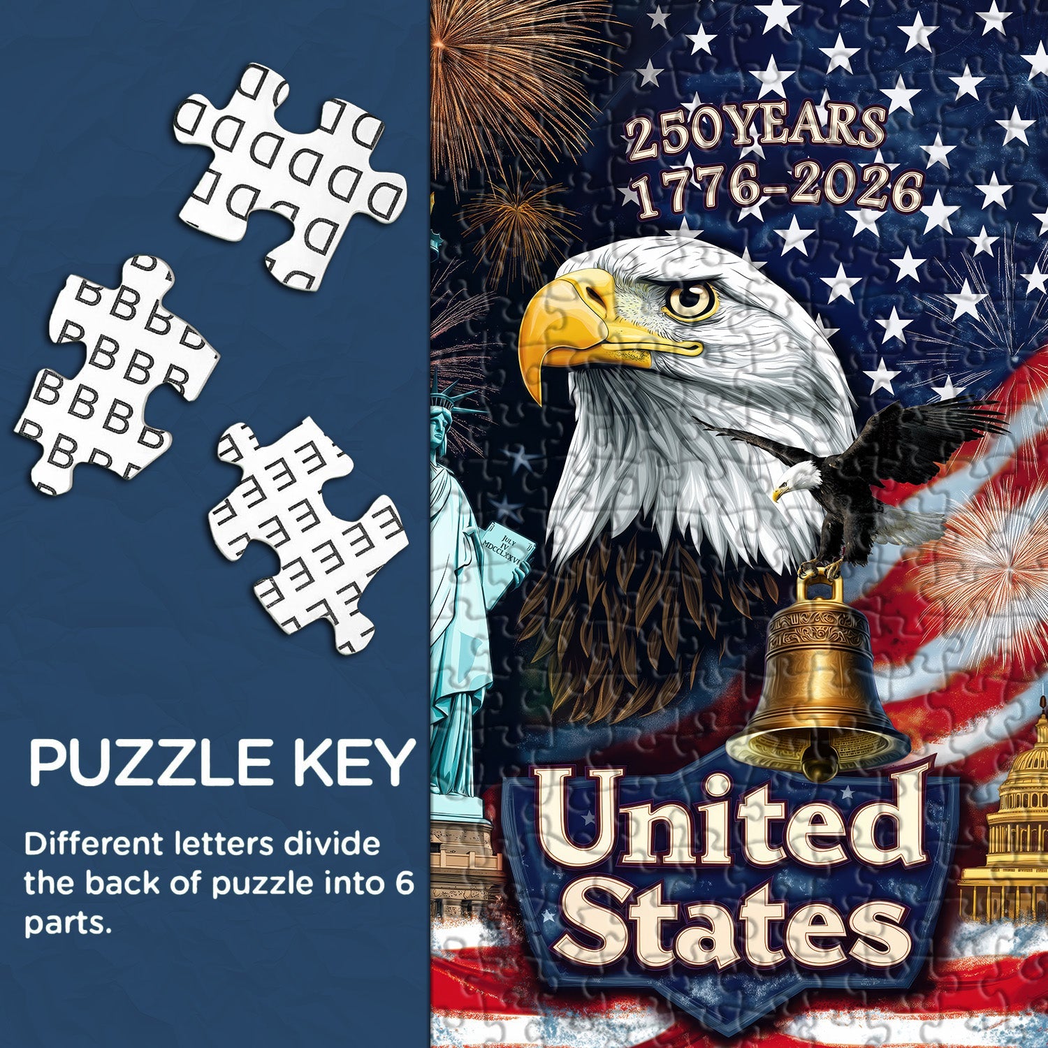 Stars and Stripes Forever Jigsaw Puzzle 1000 Pieces