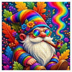 Rainbow Gnome Jigsaw Puzzle 1000 Piece
