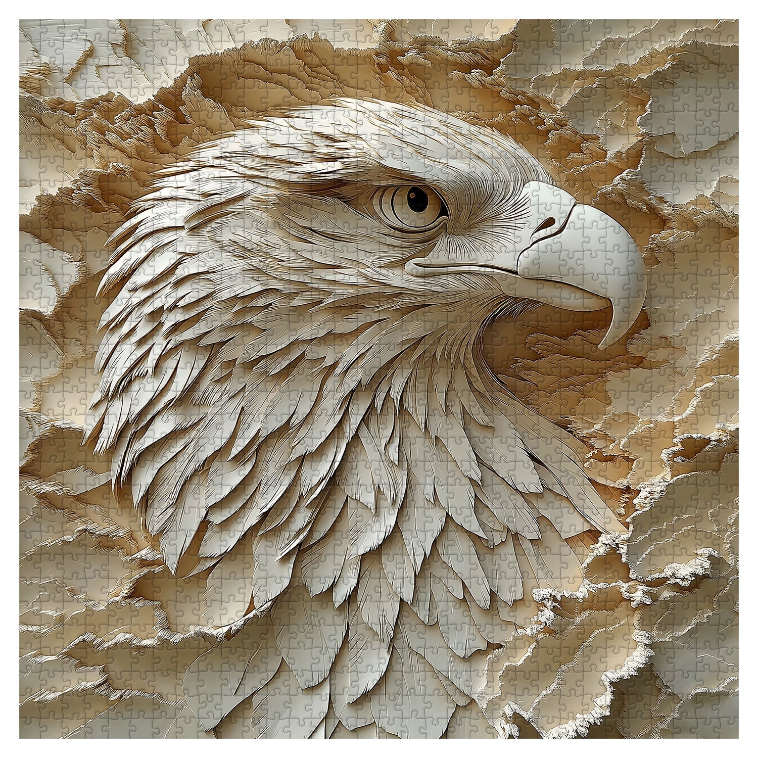 Paper Eagle Jigsaw Puzzle 1000 Pieces