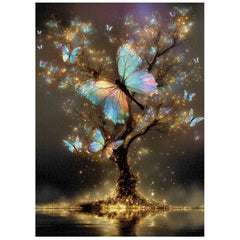Glowing Butterfly Jigsaw Puzzle 1000 Piece