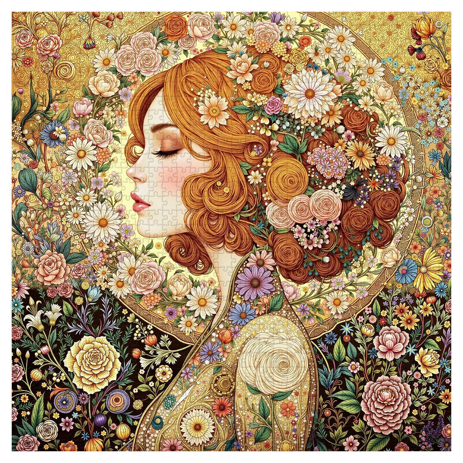 Countess of Blooms Jigsaw Puzzle 1000 Piece