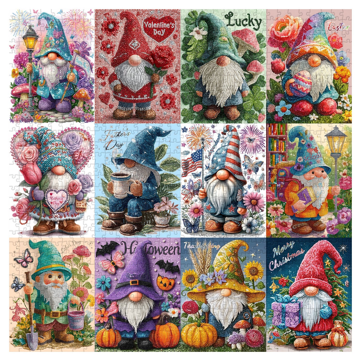 The Festival Gnomes Jigsaw Puzzle 1000 Pieces