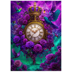 Roses And Time Jigsaw Puzzle 1000 Pieces