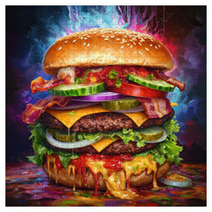 Delicious Hamburger Jigsaw Puzzle 1000 Pieces