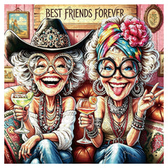 Hippie Besties Jigsaw Puzzle 1000 Pieces
