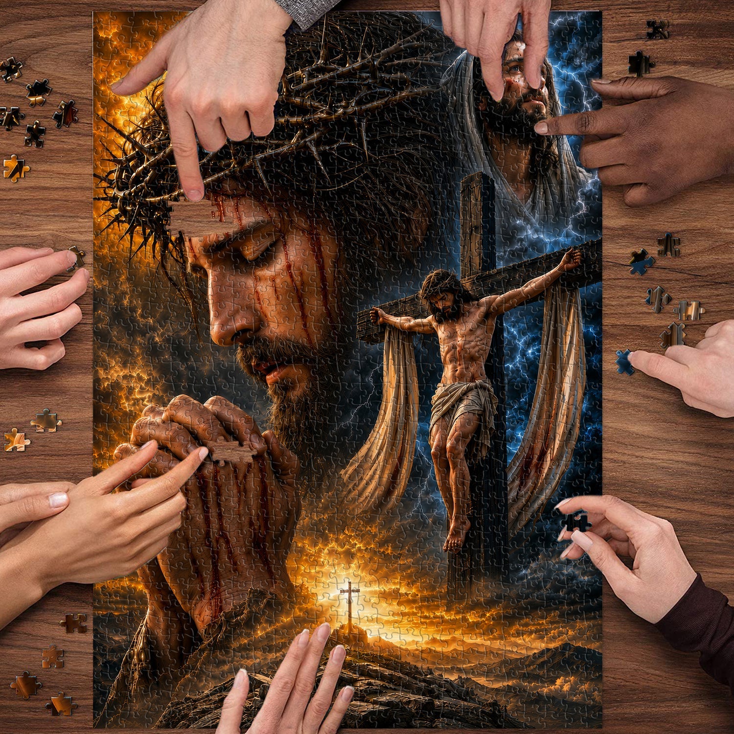 Bleeding Prayer Jigsaw Puzzle 1000 Pieces