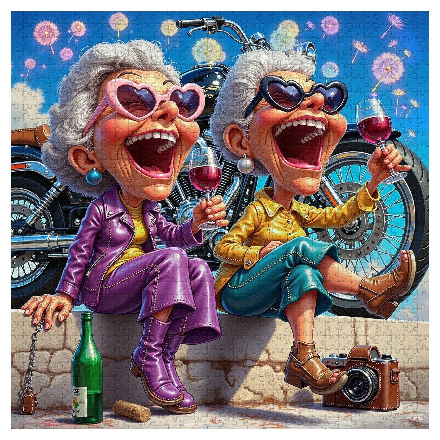 Granny’s Joyride Jigsaw Puzzle 1000 Piece