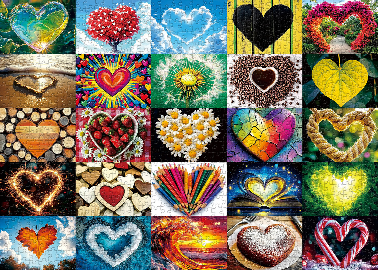 Love's Kaleidoscope Jigsaw Puzzle 1000 Pieces