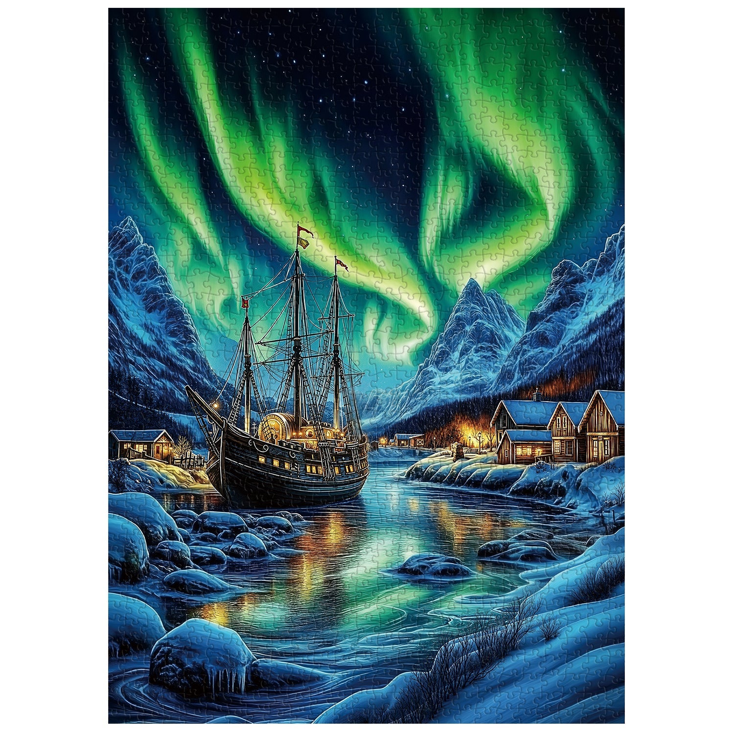 Aurora Realm Jigsaw Puzzle 1000 Piece