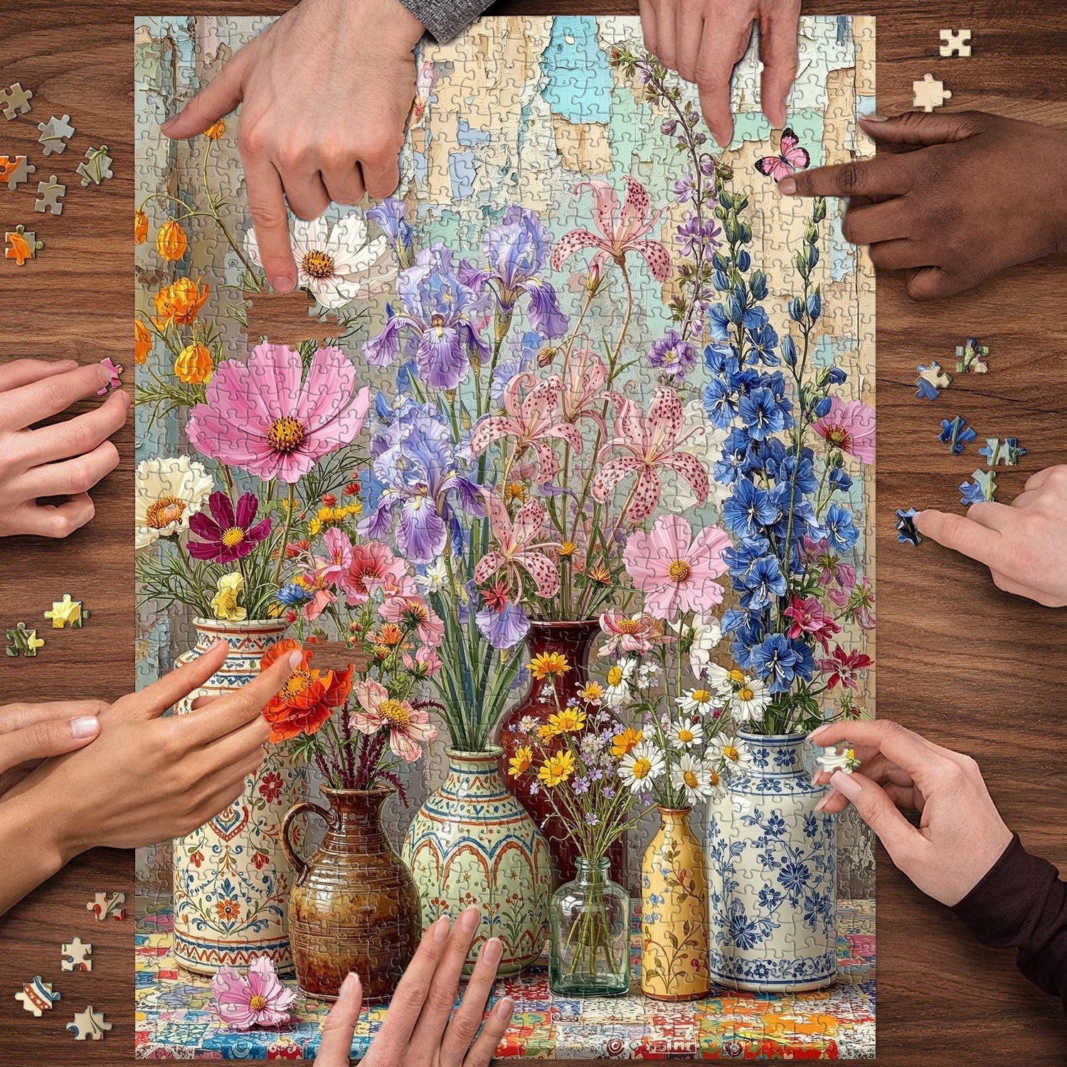Wall’s Potted Blooms Jigsaw Puzzle 1000 Piece