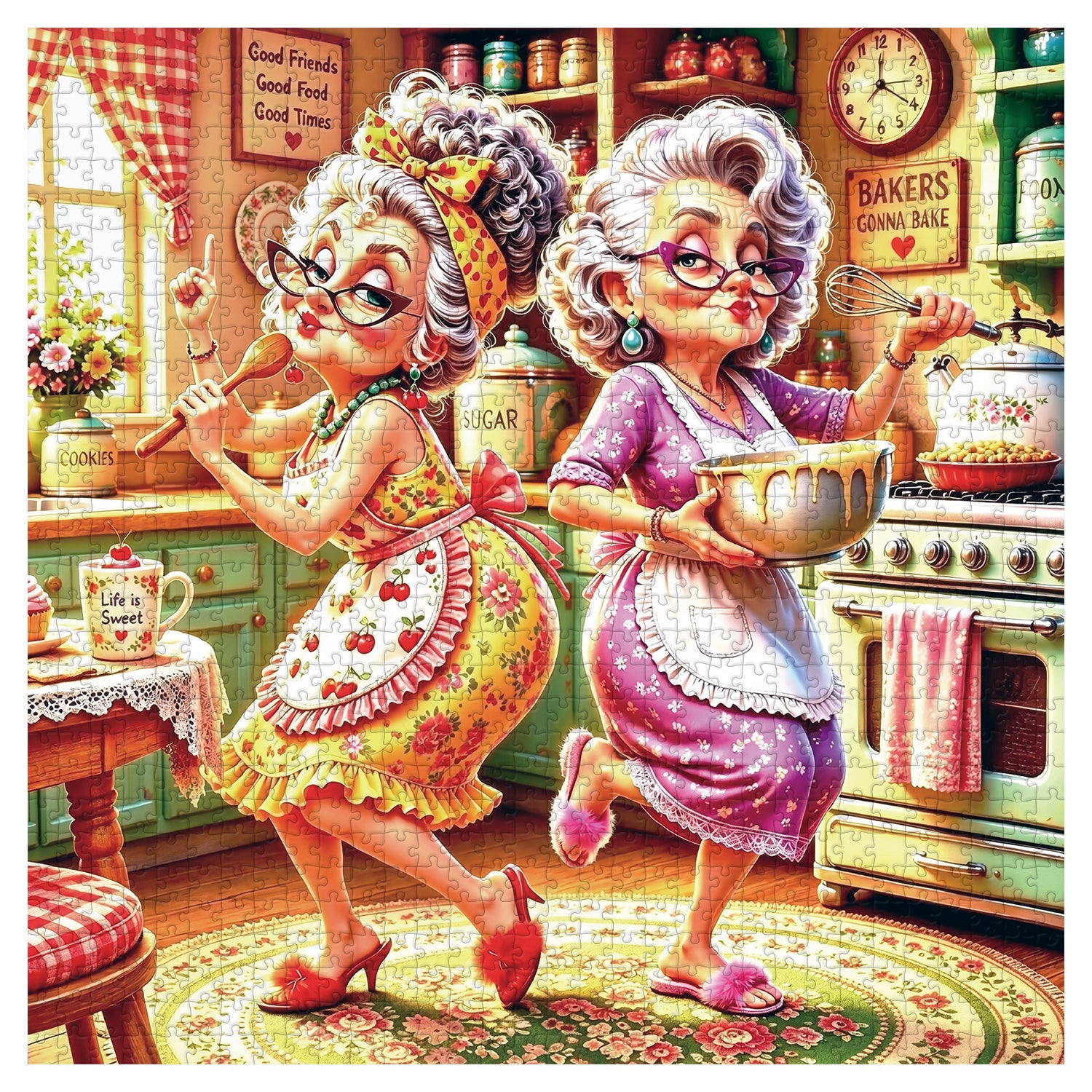 Baking Friends Jigsaw Puzzle 1000 Piece
