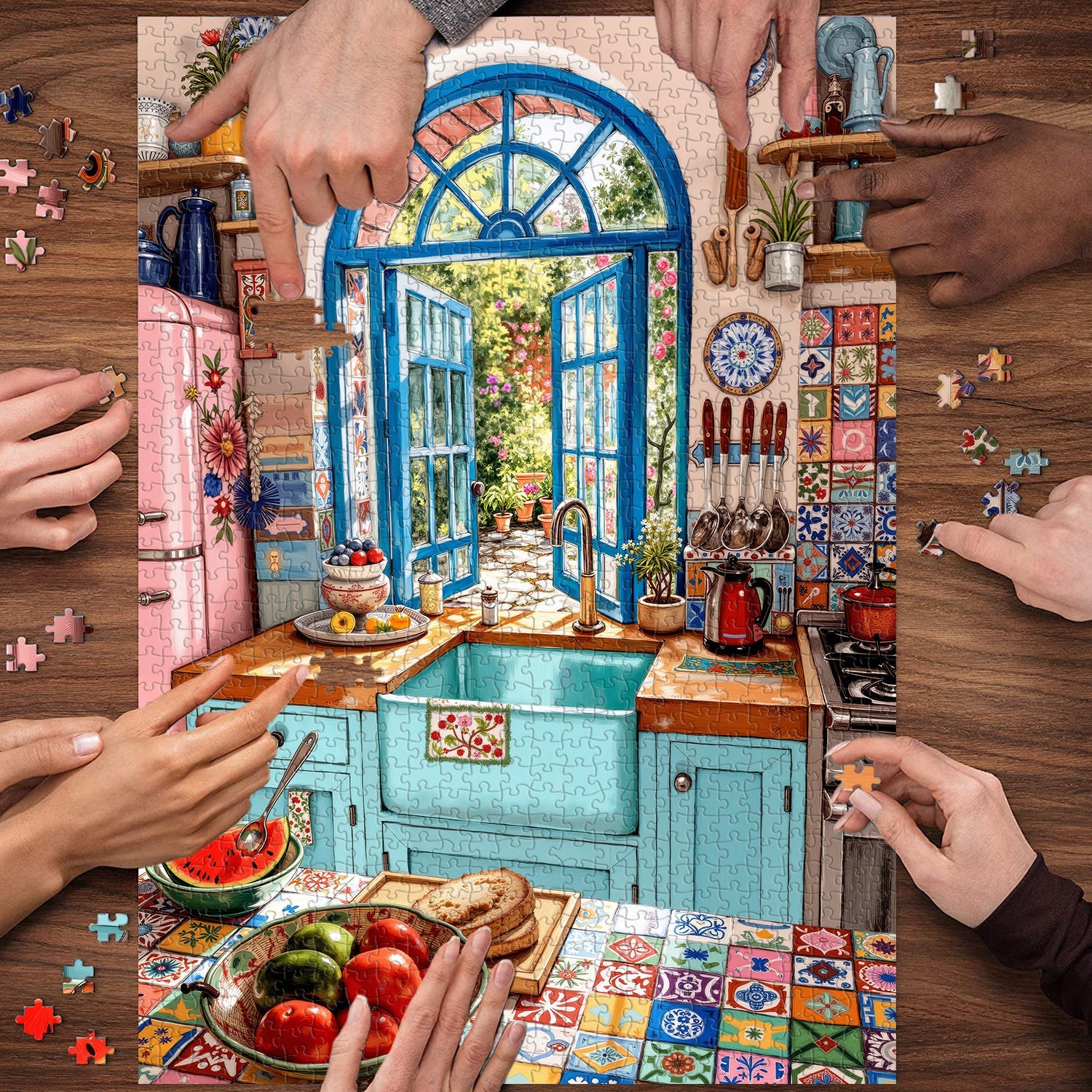 Mediterranean Morning  Jigsaw Puzzle 1000 Piece