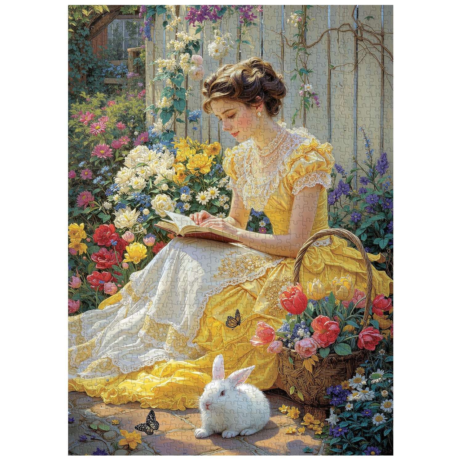 Maiden’s Garden Read Jigsaw Puzzle 1000 Pieces