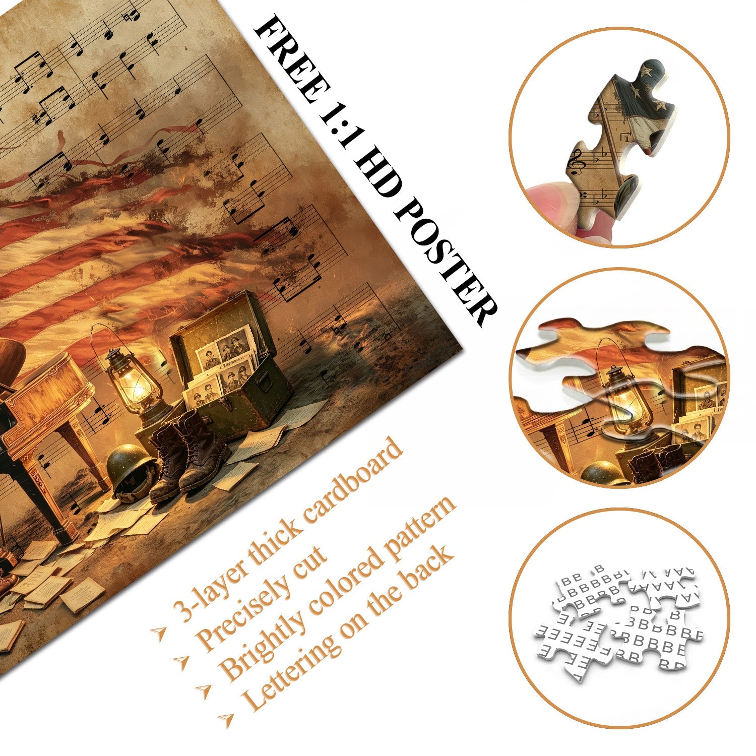 Veteran’s Sonata Jigsaw Puzzle 1000 Pieces