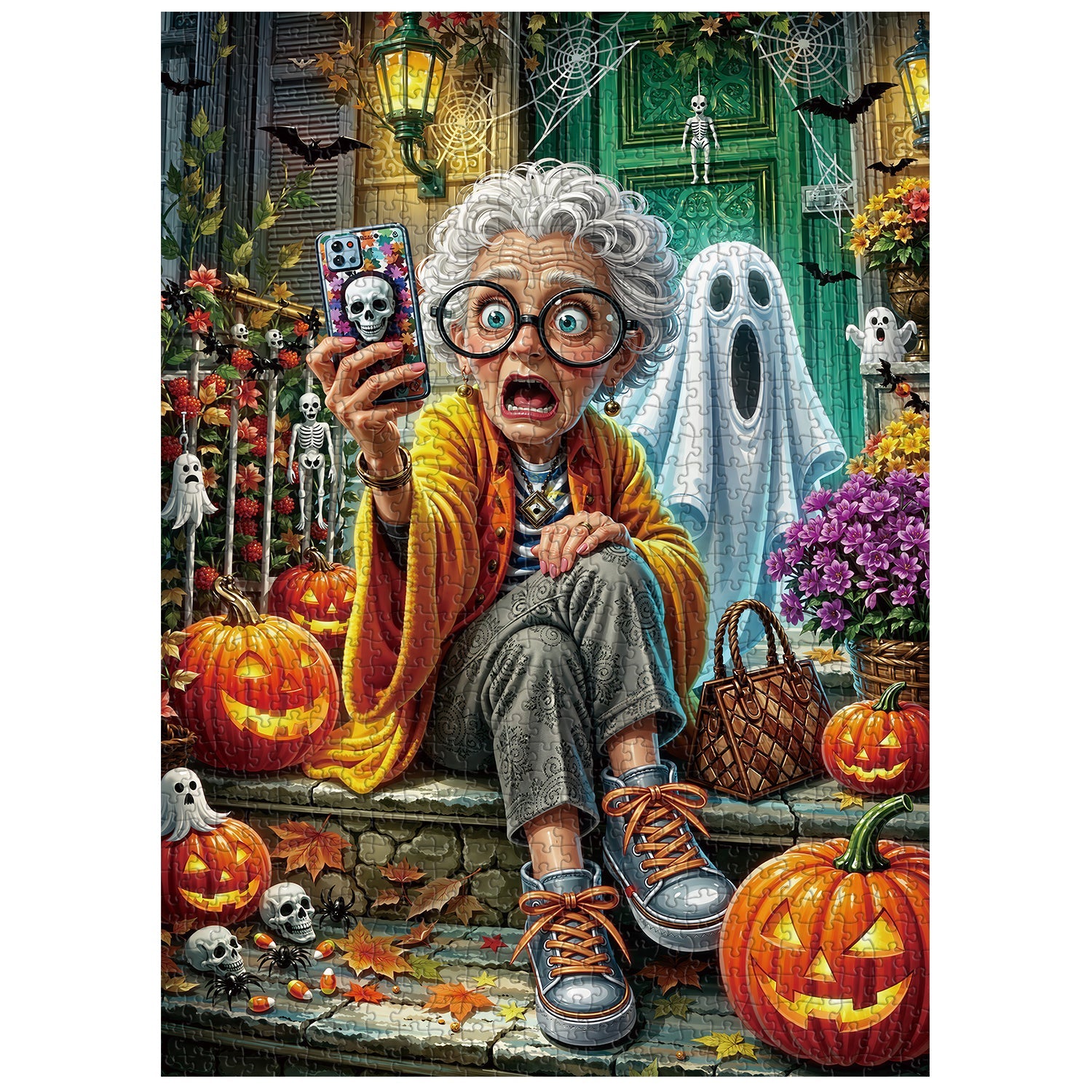 Puzzle selfie effrayant de 1000 pièces