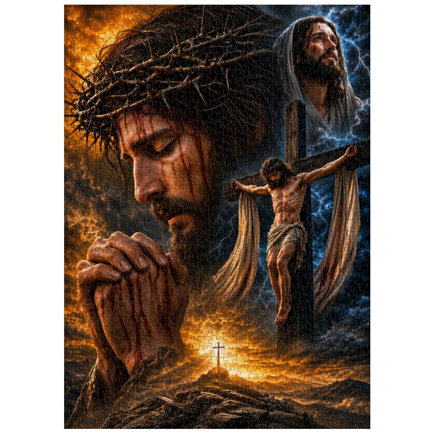 Bleeding Prayer Jigsaw Puzzle 1000 Pieces