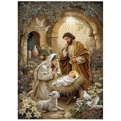 Holy Nativity Jigsaw Puzzle 1000 Pieces